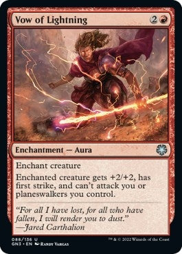 Image for Vow of Lightning (88) (Magic Game Night: Free-For-All) - Magic: The Gathering