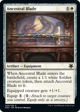 Image for Ancestral Blade (6) (Magic Game Night: Free-For-All) - Magic: The Gathering