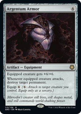 Image for Argentum Armor (113) (Magic Game Night: Free-For-All) - Magic: The Gathering
