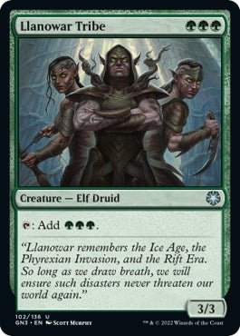Image for Llanowar Tribe (102) (Magic Game Night: Free-For-All) - Magic: The Gathering