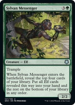 Image for Sylvan Messenger (107) (Magic Game Night: Free-For-All) - Magic: The Gathering