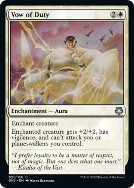 Image for Vow of Duty (21) (Magic Game Night: Free-For-All) - Magic: The Gathering