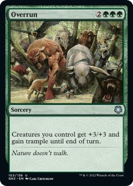 Image for Overrun (103) (Magic Game Night: Free-For-All) - Magic: The Gathering