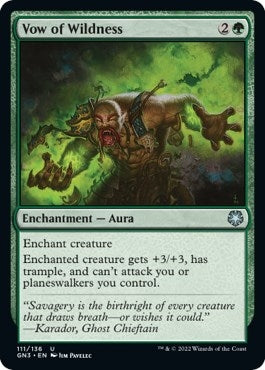 Image for Vow of Wildness (111) (Magic Game Night: Free-For-All) - Magic: The Gathering