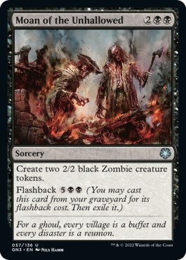 Image for Moan of the Unhallowed (57) (Magic Game Night: Free-For-All) - Magic: The Gathering