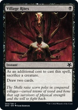 Image for Village Rites (64) (Magic Game Night: Free-For-All) - Magic: The Gathering
