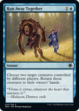 Image for Run Away Together (37) (Magic Game Night: Free-For-All) - Magic: The Gathering
