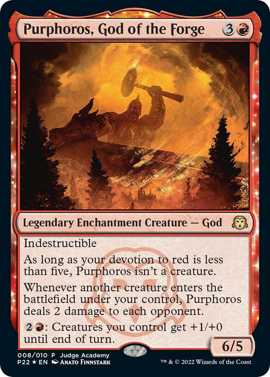 Image for Purphoros, God of the Forge (8) (Judge Promos) - Magic: The Gathering