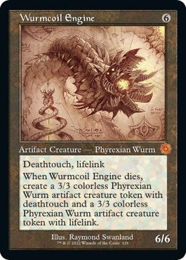 Image for Wurmcoil Engine (Schematic) (126) (The Brothers' War: Retro Frame Artifacts) - Magic: The Gathering