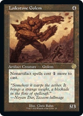 Image for Lodestone Golem (29) (The Brothers' War: Retro Frame Artifacts) - Magic: The Gathering