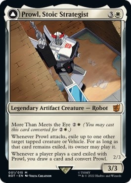 Image for Prowl, Stoic Strategist (1) (Universes Beyond: Transformers) - Magic: The Gathering
