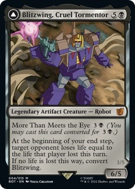 Image for Blitzwing, Cruel Tormentor (4) (Universes Beyond: Transformers) - Magic: The Gathering