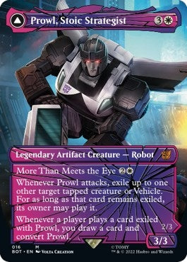 Image for Prowl, Stoic Strategist (Shattered Glass) (16) (Universes Beyond: Transformers) - Magic: The Gathering