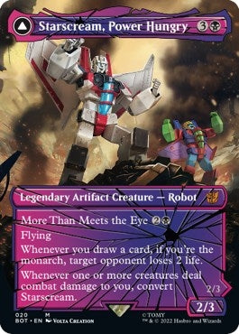 Image for Starscream, Power Hungry (Shattered Glass) (20) (Universes Beyond: Transformers) - Magic: The Gathering
