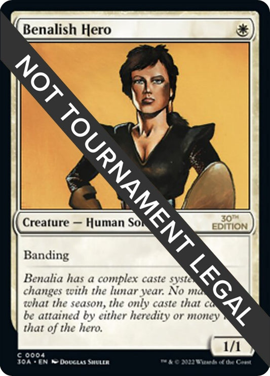 Image for Benalish Hero (4) (30th Anniversary Edition) - Magic: The Gathering