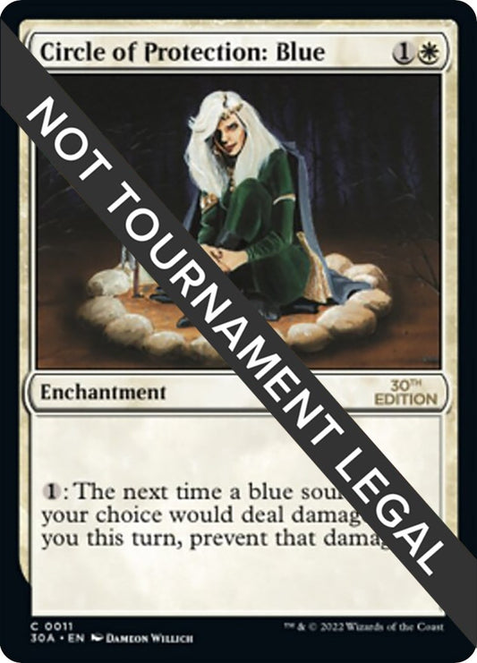 Image for Circle of Protection: Blue (11) (30th Anniversary Edition) - Magic: The Gathering
