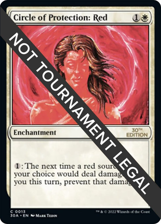 Image for Circle of Protection: Red (13) (30th Anniversary Edition) - Magic: The Gathering