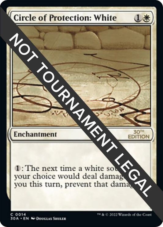 Image for Circle of Protection: White (14) (30th Anniversary Edition) - Magic: The Gathering