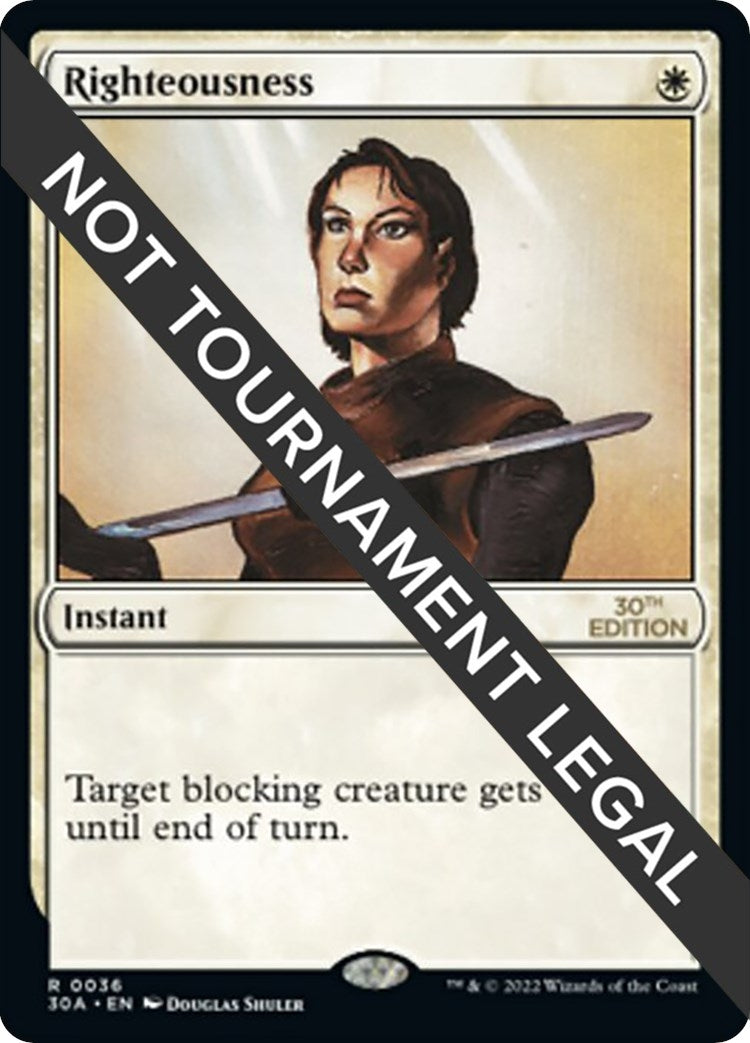 Image for Righteousness (36) (30th Anniversary Edition) - Magic: The Gathering