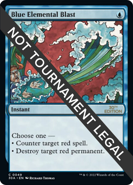 Image for Blue Elemental Blast (49) (30th Anniversary Edition) - Magic: The Gathering