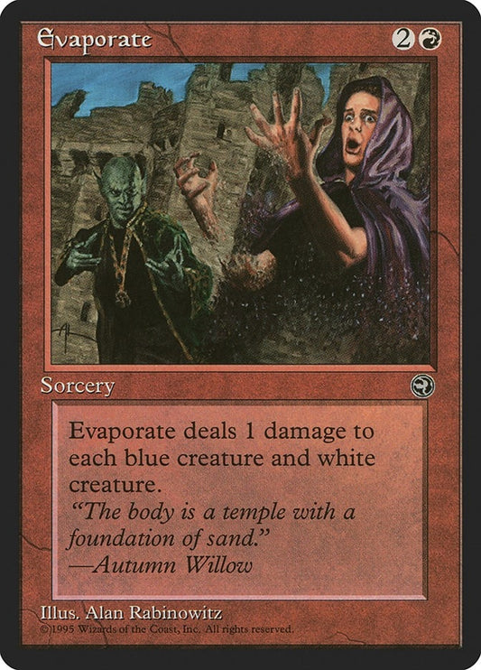 Image for Evaporate (Homelands) - Magic: The Gathering