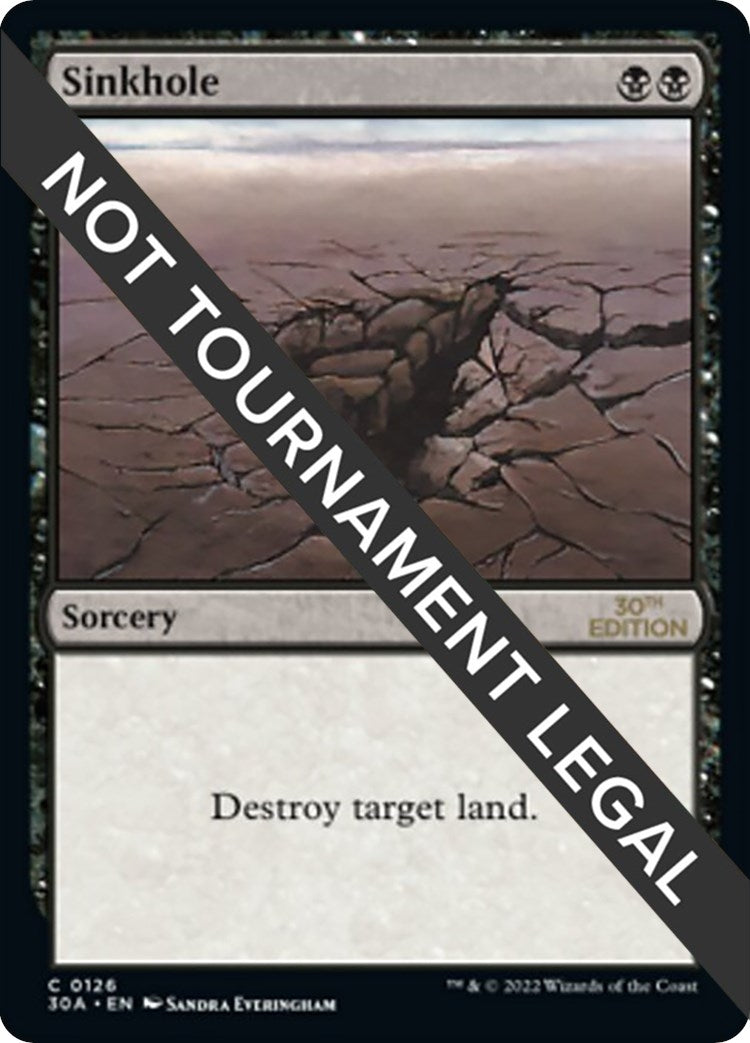 Image for Sinkhole (126) (30th Anniversary Edition) - Magic: The Gathering