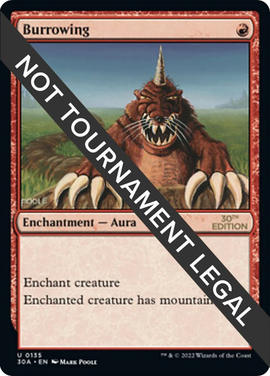 Image for Burrowing (135) (30th Anniversary Edition) - Magic: The Gathering