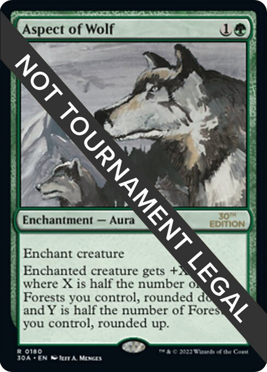 Image for Aspect of Wolf (180) (30th Anniversary Edition) - Magic: The Gathering