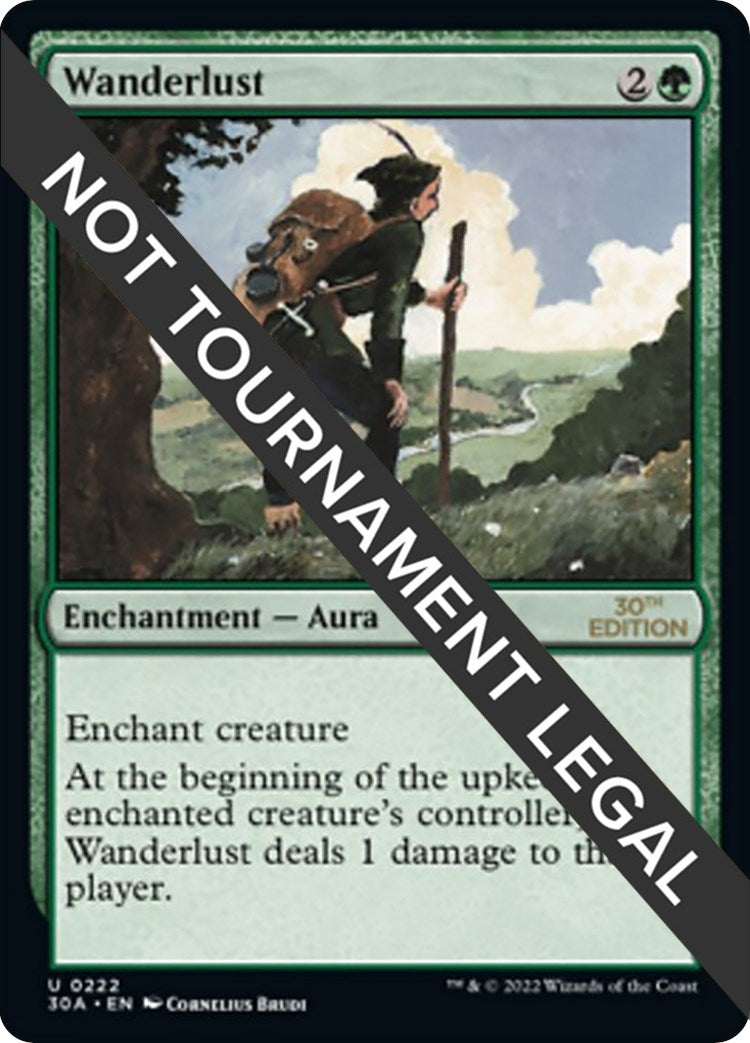 Image for Wanderlust (222) (30th Anniversary Edition) - Magic: The Gathering