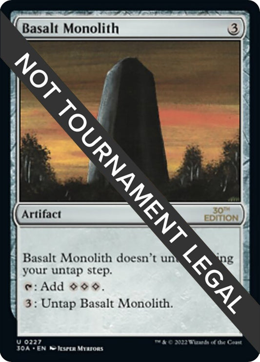 Image for Basalt Monolith (227) (30th Anniversary Edition) - Magic: The Gathering