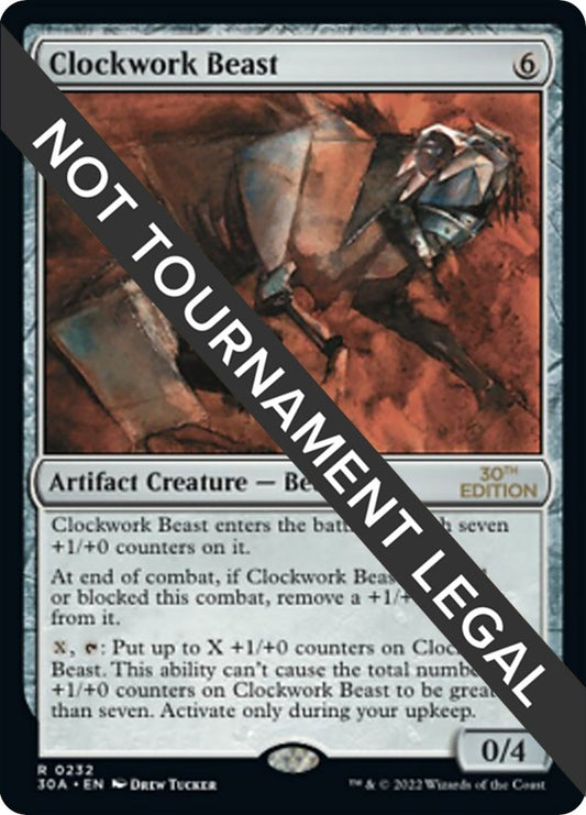Image for Clockwork Beast (232) (30th Anniversary Edition) - Magic: The Gathering