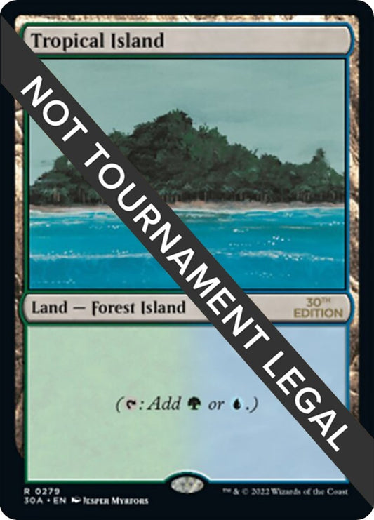 Image for Tropical Island (279) (30th Anniversary Edition) - Magic: The Gathering