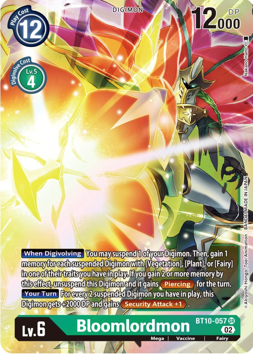 Image for Bloomlordmon (BT10-057 SR) (Xros Encounter) - Digimon Card Game
