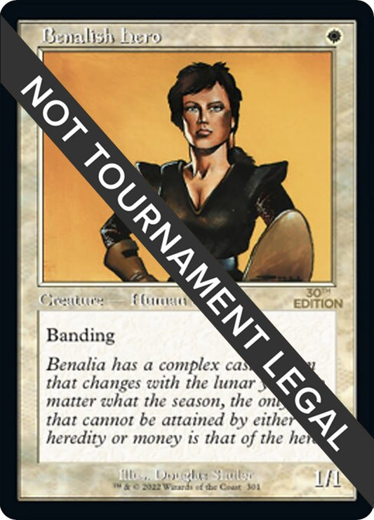 Image for Benalish Hero (Retro Frame) (301) (30th Anniversary Edition) - Magic: The Gathering