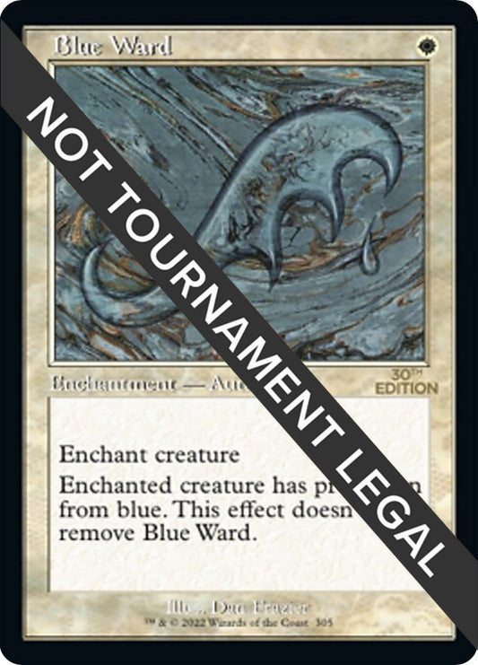 Image for Blue Ward (Retro Frame) (305) (30th Anniversary Edition) - Magic: The Gathering