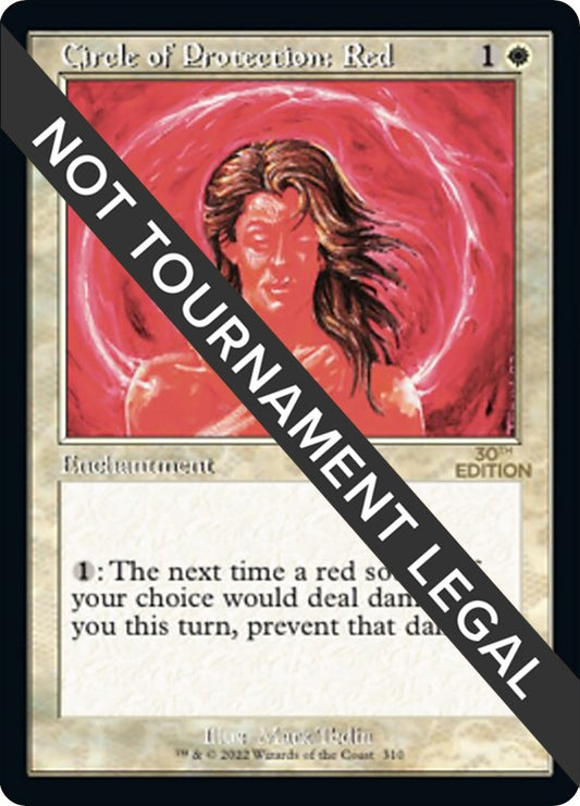 Image for Circle of Protection: Red (Retro Frame) (310) (30th Anniversary Edition) - Magic: The Gathering