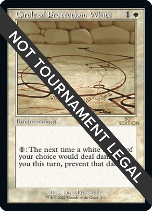 Image for Circle of Protection: White (Retro Frame) (311) (30th Anniversary Edition) - Magic: The Gathering
