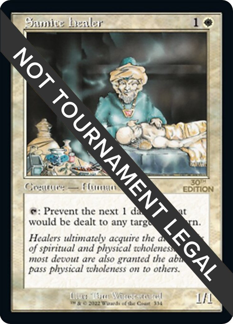 Image for Samite Healer (Retro Frame) (334) (30th Anniversary Edition) - Magic: The Gathering