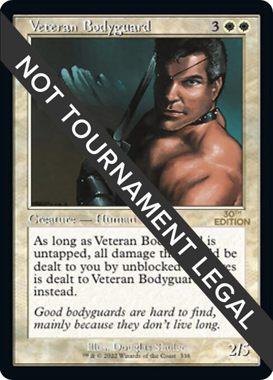 Image for Veteran Bodyguard (Retro Frame) (338) (30th Anniversary Edition) - Magic: The Gathering