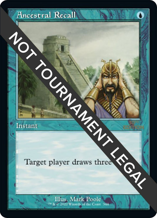 Image for Ancestral Recall (Retro Frame) (344) (30th Anniversary Edition) - Magic: The Gathering