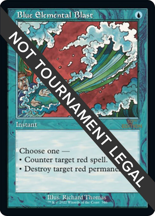 Image for Blue Elemental Blast (Retro Frame) (346) (30th Anniversary Edition) - Magic: The Gathering
