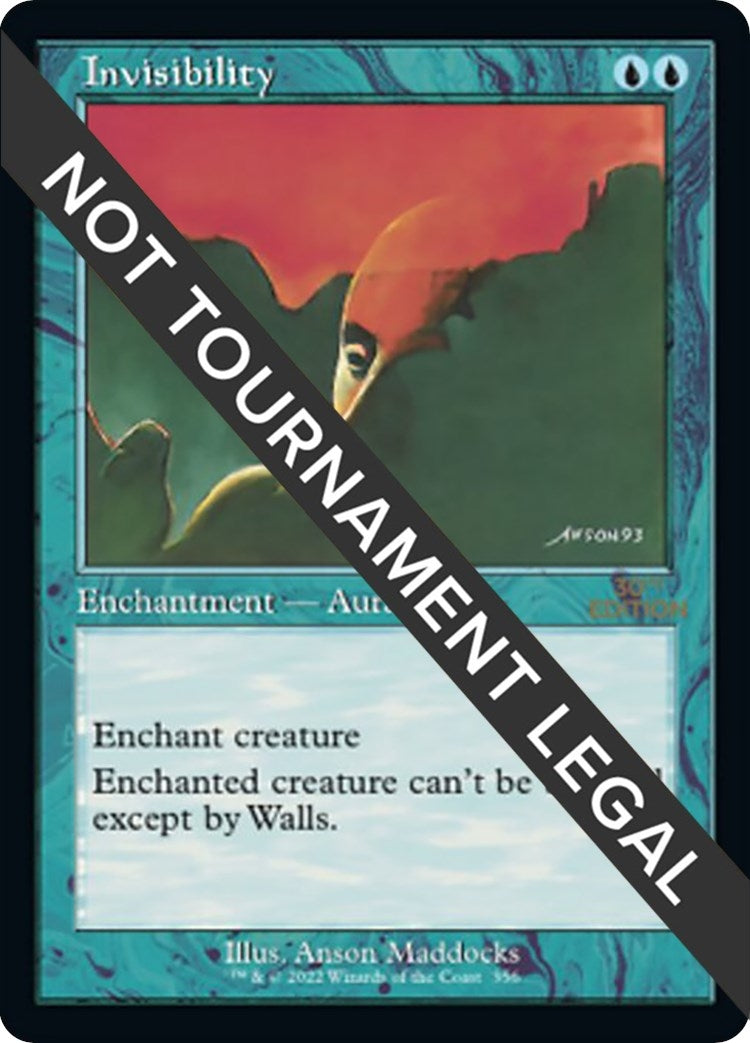 Image for Invisibility (Retro Frame) (356) (30th Anniversary Edition) - Magic: The Gathering