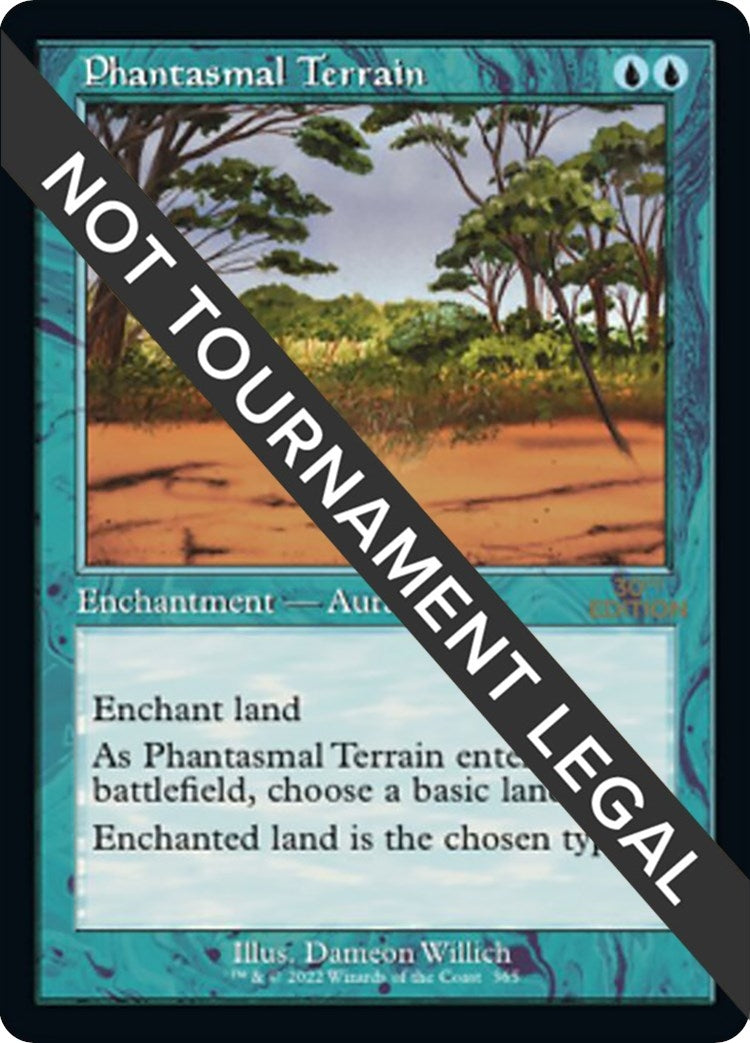 Image for Phantasmal Terrain (Retro Frame) (365) (30th Anniversary Edition) - Magic: The Gathering
