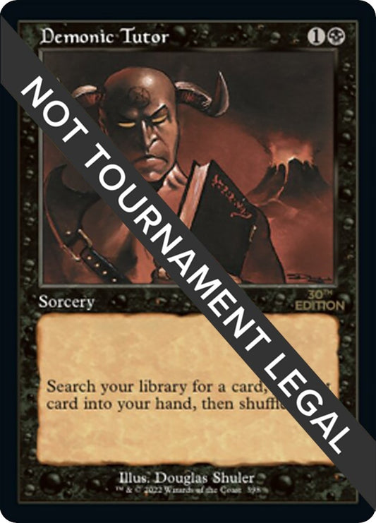 Image for Demonic Tutor (Retro Frame) (398) (30th Anniversary Edition) - Magic: The Gathering