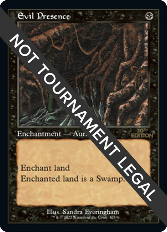 Image for Evil Presence (Retro Frame) (401) (30th Anniversary Edition) - Magic: The Gathering