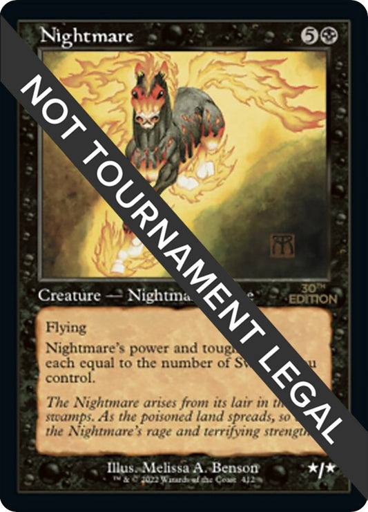 Image for Nightmare (Retro Frame) (412) (30th Anniversary Edition) - Magic: The Gathering