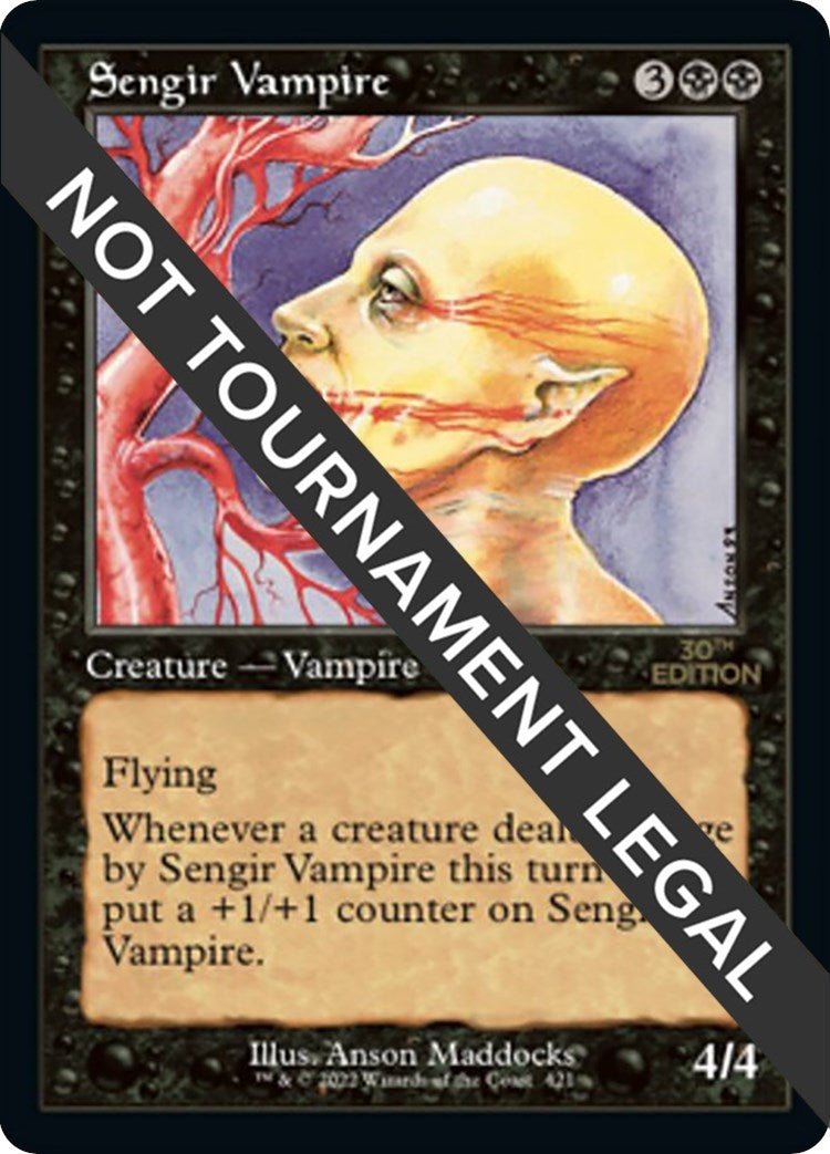 Image for Sengir Vampire (Retro Frame) (421) (30th Anniversary Edition) - Magic: The Gathering