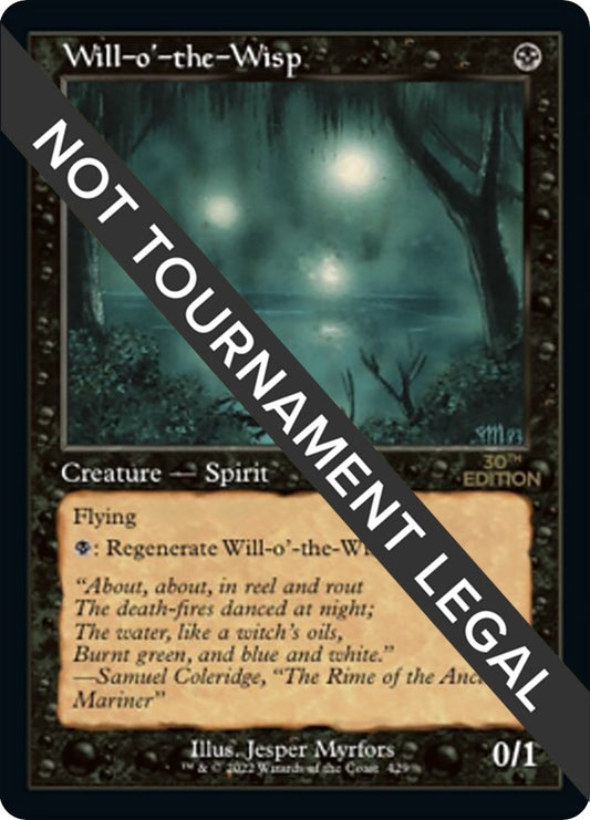 Image for Will-o'-the-Wisp (Retro Frame) (429) (30th Anniversary Edition) - Magic: The Gathering