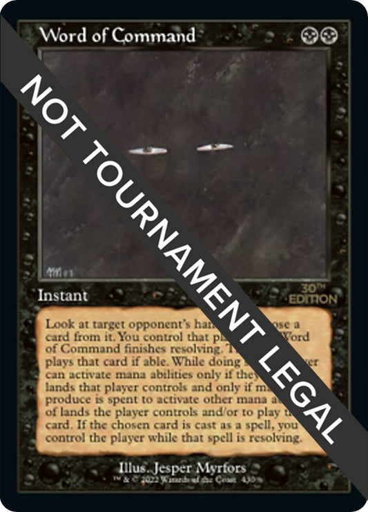 Image for Word of Command (Retro Frame) (430) (30th Anniversary Edition) - Magic: The Gathering