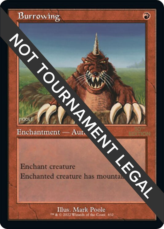 Image for Burrowing (Retro Frame) (432) (30th Anniversary Edition) - Magic: The Gathering